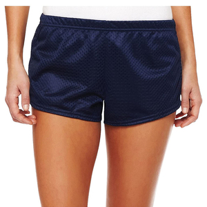 Shorts en maille color block pour homme, taille à cordon de serrage, respirants, décontractés, sportifs, gris et noir - Product Image 6