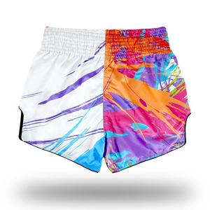 Pantalones Cortos de Boxeo Muay Thai Fairtex al Por Mayor, Precio de Mayoreo, Mejor Calidad, Tela Oxford Informal, Multicolores, Elásticos, AI-MTS-07 - Product Image 6