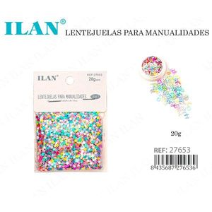 Paillettes ILAN 20g Multicolore a Forma di Stella per Decorazioni Artigianali - Product Image 3