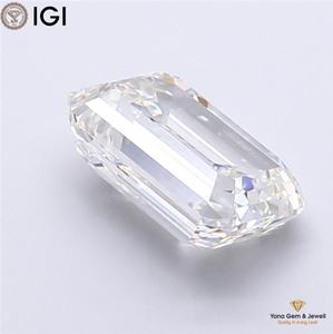 Diamante Cultivado en Laboratorio CVD de 5.00 Quilates con Certificado IGI, Corte Esmeralda, Color F, Claridad VVS1, para Joyería Solitaria - Product Image 4