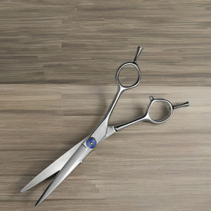 Tijeras de Peluquería Profesionales de Acero Inoxidable para Diestros, Hoja Afilada, Punta Pulida a Espejo, Mango Desplazado, Estilo Japonés - Product Image 5