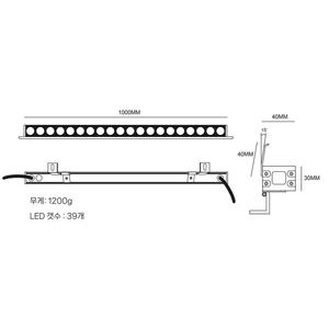 WOOZOO HITECH b] Projecteur LED architectural extérieur étanche pour éclairage paysager, idéal pour projets hôteliers en Corée - Product Image 4