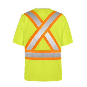T-shirts de travail pour hommes, coupe ajustée, couleur unie, vente en gros, quantité importante, faible MOQ - Product Image 2