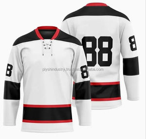 Maillots de hockey réversibles personnalisés par sublimation OEM, maillots d'entraînement de hockey sur glace par sublimation, vente en gros - Product Image 3