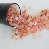 Sel de Bain Rose de l'Himalaya Naturel, Biologique et Écologique, à Grains Fins, Détoxifiant en Profondeur, pour Bain Spirituel, Relaxation Corporelle et Spa Personnalisé