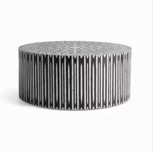 Mesa de Centro/Consola Moderna Hecha a Mano con Incrustaciones de Hueso y Concha, Duradera, de Lujo, Decoración para el Hogar, Regalo de Boda, Muebles de Diseño Personalizado - Product Image 2