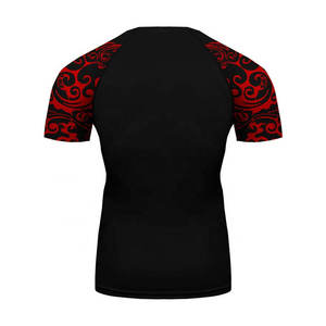 เสื้อแรชการ์ดแขนยาวลายทางสีเขียวและสีน้ำตาล แห้งเร็ว โพลีเอสเตอร์ สำหรับผู้ใหญ่ ใส่ได้ทั้งชายและหญิง เสื้อว่ายน้ำ เสื้อกีฬา - Product Image 5