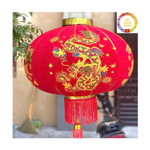 Vietnamese Silk Lantern | Bamboo Frame Handmade | Decorative Festival Lighting | Hoi An Style | Wholesale Supplier - Product Image 1