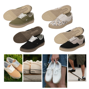 Vegan Retro Skateboarding Shoes Anti-Slip Closed Toe Spring Autumn Winter XpreSole Connie - Product Image 2