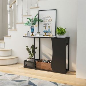 43.5 Inch Versatile Waterproof Console <b>Table</b> <b>for</b> Photo Frame and Plant Display Easy Assembly <b>Sofa</b> <b>Side</b> <b>Table</b> - Product Image 6