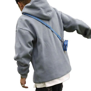 Sweat à capuche décontracté pour homme en coton 100% pour l'hiver, style streetwear, avec logo frontal, tissu 350g, imprimé en relief, HORIZON SPORTS WEAR HM-01 - Product Image 5
