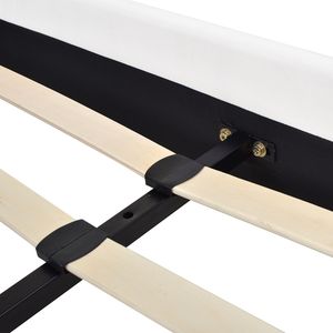 Set Letto King Size Aspen Cloud White in Velluto Performance con Testiera Trapuntata Verticale Imbottita - Product Image 2