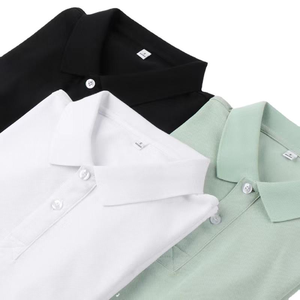 Camiseta de Manga Corta Transpirable para Hombre, Estilo Polo, Color Sólido, Informal, para Verano - Product Image 5