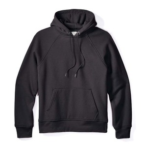 Sweat-shirt à capuche zippé bleu marine pour homme, coupe classique, en molleton tricoté, couleur unie, pour l'automne - Product Image 3