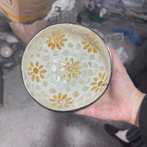 Bol en bambou artisanal de luxe - Durable, sans BPA, écologique, empilable, pour servir des salades lors de fêtes, origine Vietnam - Product Image 4