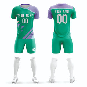 Maillots de football rétro respirants à sublimation, uniformes de football à séchage rapide, fournisseur en gros, couleurs et tailles personnalisables, devant - Product Image 3
