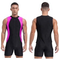 Combinaison de bain une pièce pour homme, combinaison de sport, maillot de bain pour la natation en piscine, le surf, la plongée, la course et l'entraînement