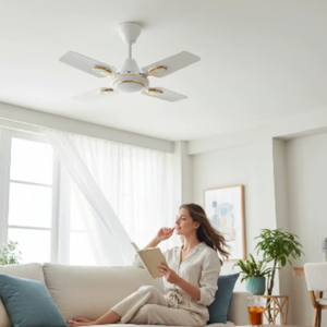 พัดลมเพดานกลางแจ้งขนาด 36-56 นิ้ว แบบกำหนดเองได้ พร้อมมอเตอร์ทองแดง/CCA ความเร็วสูง ตัวควบคุมแบบติดผนัง ใบพัด 3 ใบ ดีไซน์สั่งทำพิเศษ - Product Image 1