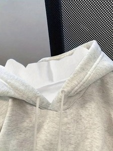 Premium French Terry Women's Gym Hoodie Custom <b>Cropped</b> <b>Zip</b> <b>Up</b> Fitness Activewear Jacket - Product Image 6