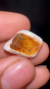Opale naturelle du Rajasthan de 5,00 carats, opales brutes multicolores, pierre précieuse Coober Pedy, 16x12x4 mm, certifiée par un tiers, changement de couleur - Product Image 4