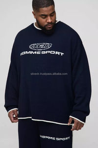 Chándales de gran tamaño Boxy Homme personalizados a la moda, ropa informal transpirable de calidad superior, chándales para hombre - Product Image 3