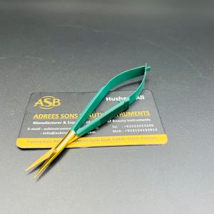 Ciseaux à ressort droits en acier inoxydable vert or, revêtement bicolore de précision, impression de logo personnalisée - Product Image 4