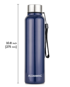 Classic double wall stainless thermal <b>flask</b> reusable hydration <b>bottle</b> with ergonomic grip and secure sealing for active everyday - Product Image 5