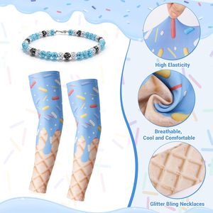 Nueva Llegada: Manguitos Deportivos de Grafeno para Hombre, Protección UV para Gimnasio, Correr, Baloncesto, Voleibol, Fútbol, Ciclismo, Sublimación - Product Image 2