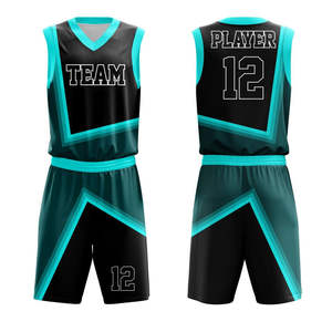 Tenues de basketball personnalisées unisexes de haute qualité, respirantes, ensembles d'été, design professionnel, grandes tailles pour les jeunes - Product Image 6