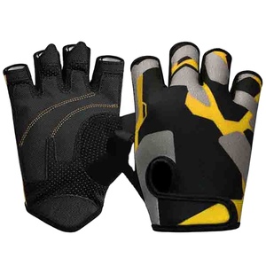 Gants en néoprène mi-doigts pour hommes Nouveau design Gants de sport de gym pour la musculation Entraînement musculation Exercice - Product Image 1