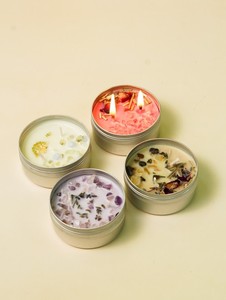 Dried Flower Crystal Aromatherapy Candle Customizable Soy Wax Handmade <b>Decorative</b> Gift for <b>Valentine</b>’s Day Thanksgiving Holiday - Product Image 2