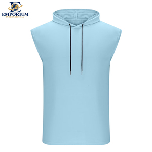 Good Supplier New Arrival OEM ODM Service Comfortable Latest Style Comfortable Unique Design Outer Wear <b>Sleeveless</b> <b>Hoodies</b> - Product Image 2