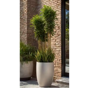 Jardinière rectangulaire en fibre de verre (FRP) pour l'intérieur et l'extérieur, idéale pour pépinière, balcon et plantes artificielles - Product Image 6