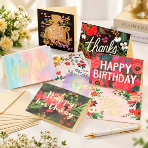 Custom Greeting <b>Cards</b> <b>Thank</b> <b>You</b> Birthday <b>Cards</b> Handmade Paper <b>Cards</b> with Envelope <b>for</b> <b>Wedding</b> Party Gift Wholesale - Product Image 3