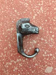Decorative Zebra Head Wall <b>Hook</b> Cast Metal Animal <b>Single</b> <b>Coat</b> <b>Hook</b> for Home Hotel Wall Decor Hanger Hardware - Product Image 3