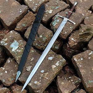 Épée artisanale la plus vendue, 30-40 cm, la légende de l'épée, épée originale forgée à la main avec fourreau en cuir - Product Image 6