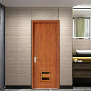 Porte WPC de conception récente 2025 avec revêtement en PVC, surface finie, étanche, pour salle de bain, porte intérieure à ouverture simple, à pousser-tirer - Product Image 1