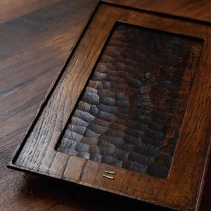 Bandeja de Madera Wabi-Sabi, Bandeja de Té Tallada a Mano, Bandeja de Madera Rústica, Decoración Zen para el Hogar, Estética Japonesa, Estilo Vintage, Regalo Minimalista - Product Image 3