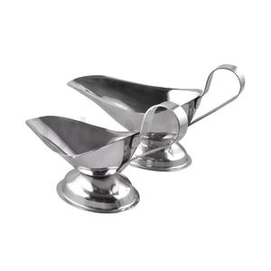 Salsera con nuevo diseño Lámpara de acero inoxidable en forma de bote de salsa de acero inoxidable y salsera para restaurante - Product Image 1