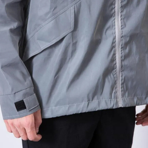 Ensemble de survêtement sportif 2 pièces léger et uni avec veste coupe-vent et pantalon, impression de logo personnalisé, faible MOQ - Product Image 6