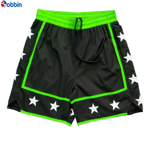 Shorts pour hommes personnalisés, best-sellers, pas chers, patchwork, impression sérigraphique, polyester, pour la course à pied, le basketball, l'entraînement, respirants, pour la salle de sport - Product Image 6