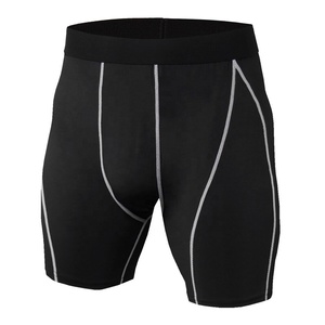 Pantalones cortos de entrenamiento físico de compresión de secado rápido para hombre 2022 con bolsillo para teléfono móvil, pantalones ajustados elásticos para correr - Product Image 6