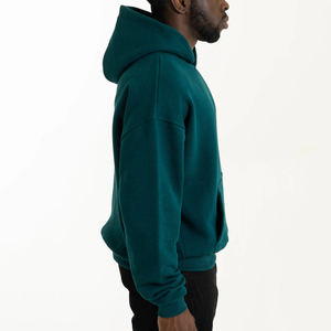 Custom Men Hoodie Fleece Pullover With Pockets <b>Sweatshirt</b> Winter Cotton Streetwear OEM Wholesale - Product Image 4