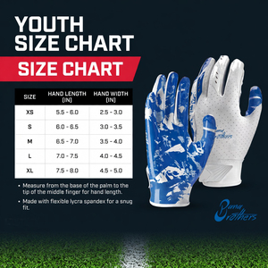 Guantes de Fútbol Americano para Receptor, Más Vendidos, Dedos Completos, para Adultos, Diseño Personalizado Impreso, GLOBAL - Product Image 3