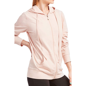 <b>Top</b> Quality Women <b>Zipper</b> Hoodies 100% Cotton Hoodies Unisex Custom Logo Long Sleeve Women Hoodies Wholesale Rate OEM - Product Image 4