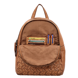 High Quality <b>Leather</b> Laptop <b>Backpack</b> for Women New Trendy Fashion Large Capacity Travel Shoulder Bags with Zipper Closure - Product Image 3