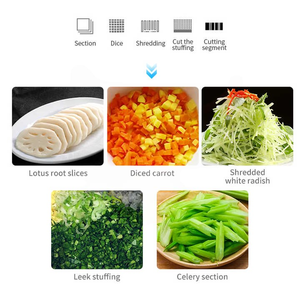 Máquina Cortadora de Zanahorias Industrial de Tipo Eléctrico para Plantas de Procesamiento de Vegetales y Cocinas de Hoteles - Product Image 6