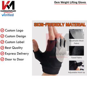 High Performance Weightlifting Gloves Men Women Gym Grip Workout Training Fitness Gloves OEM Supplier - Product Image 5