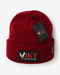 Gorro de Punto Jacquard Cálido para Otoño e Invierno, Unisex, Ajustable, Personalizable, con Rayas Coloridas, con Logotipo Impreso Personalizado - Product Image 4