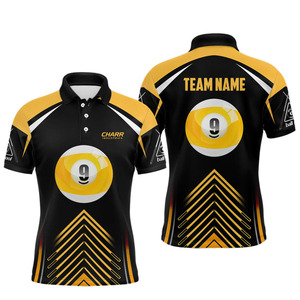 Camiseta de Polo de Secado Rápido para Billar, Ropa Deportiva de Alto Rendimiento para Torneos, Bajo MOQ - Product Image 1